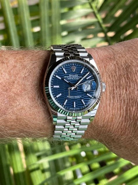 rolex on wrist|Rolex datejust 36mm on wrist.